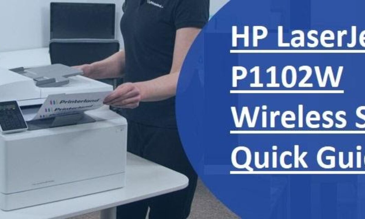 how to connect hp laserjet p1102w wirelessly