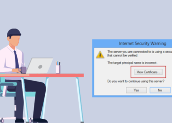 Outlook Security Certificate Error